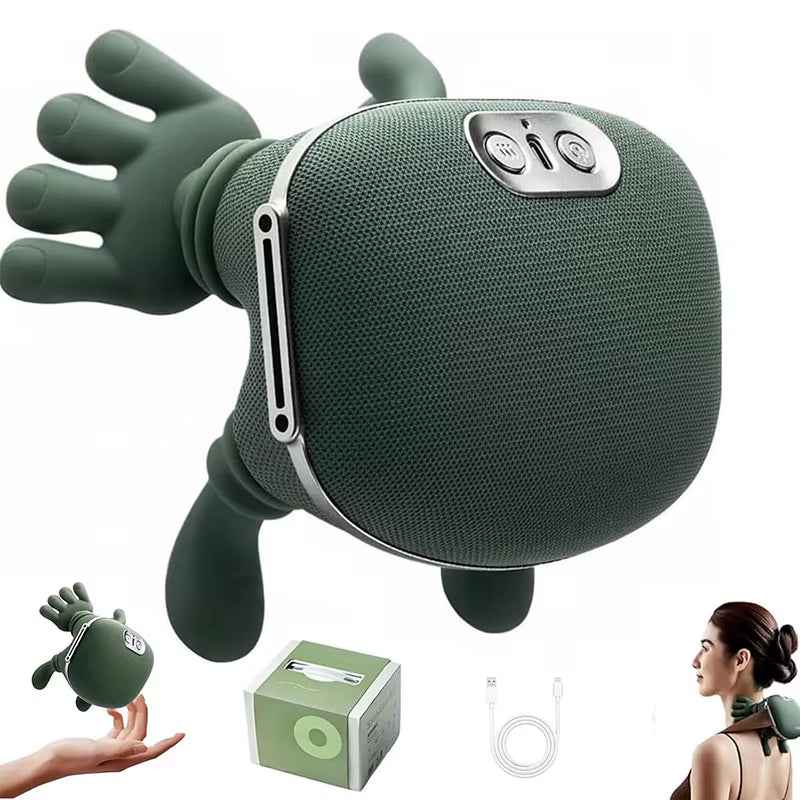 Bionic Finger Neck Shoulder Massager Wireless Neck Cervical Trapezius 4D Kneading Body Back Hand Massage Shawl Brushless Motor